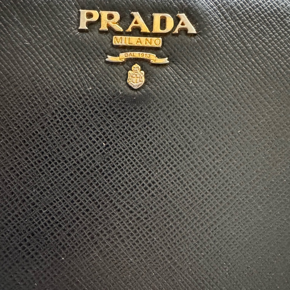Prada Black Saffiano Leather Accessory - Picture 3 of 10